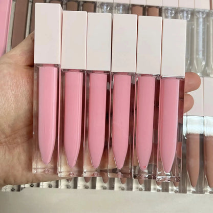 10pcs Custom Logo Waterproof Vegan Glitter Lip - plumping  Lip Gloss